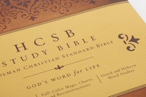 HCSB Study Bible, Jacketed Hardcover - Thumbnail 5