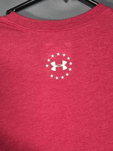 Under Armour Wounded Warrior Project Women's Small Red Graphic T-Shirt #S13g - Thumbnail 8