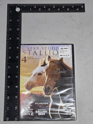 Star-Studded Stallions DVD 4-Movie Collection Heartwarming Horse Stories #T62t - Thumbnail 3