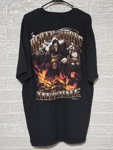 XX-Large 7.62 Design Graphic T-Shirt Black Short Sleeve Skull Reaper Biker Tee - Thumbnail 3