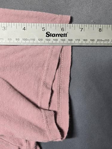 Delta Pro Weight Men's Size Medium Pink Graphic Short Sleeve T-Shirt #G45t - Thumbnail 9