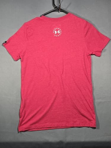 Under Armour Wounded Warrior Project Women's Small Red Graphic T-Shirt #S13g - Thumbnail 7
