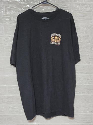 XX-Large 7.62 Design Graphic T-Shirt Black Short Sleeve Skull Reaper Biker Tee - Thumbnail 2