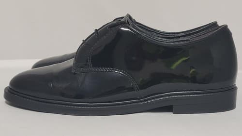 CAPPS Patent Leather Oxford Dress Shoes – Size 11A – Black Shiny (No Box) #49p - Thumbnail 5