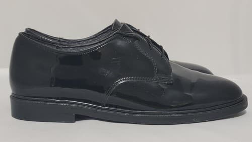 CAPPS Patent Leather Oxford Dress Shoes – Size 11A – Black Shiny (No Box) #49p - Thumbnail 3