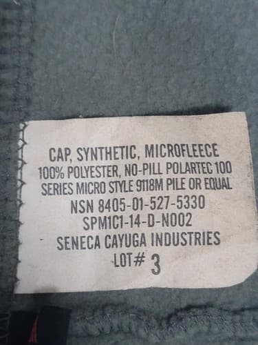 Micro Fleece Skull Cap beanieNSN: 8405-01-527-5330 #C31c - Thumbnail 6