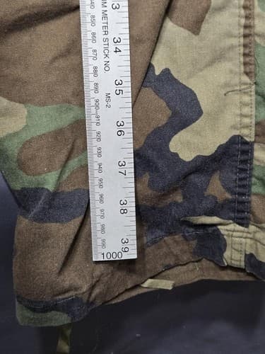 US Military Issue Woodland Camo BDU Cargo Pants Trouser Medium Regular M/R #T68h - Thumbnail 7