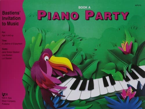 WP270 Piano Party – Book A – Bastien Invitation to Music Beginner Piano Method