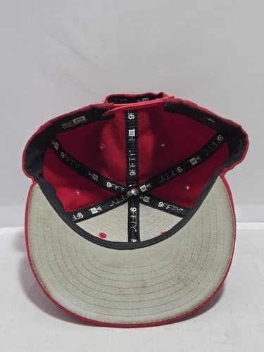 Los Angeles Angels Adjustable Red Snapback New Era Cap #G38g - Thumbnail 5