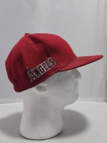 Los Angeles Angels Adjustable Red Snapback New Era Cap #G38g - Thumbnail 2