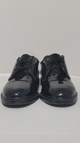 CAPPS Patent Leather Oxford Dress Shoes – Size 11A – Black Shiny (No Box) #49p - Thumbnail 2