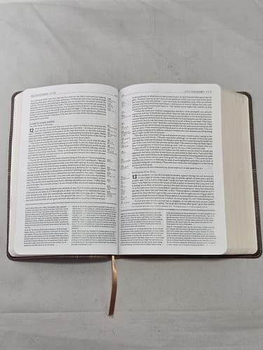 NIV Life Application Study Bible Zondervan 2011 Leathersoft Duo-Tone - Thumbnail 5