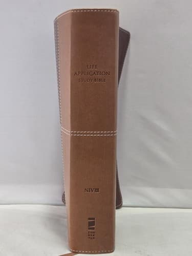NIV Life Application Study Bible Zondervan 2011 Leathersoft Duo-Tone - Thumbnail 2