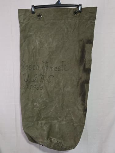 US Military Duffle Bag Sea Bag Heavy Duty Nylon OD Green Padded Straps USGI