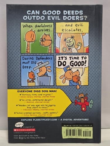 Dog Man 3 Book Lot Dav Pilkey Tale of Two Kitties Ball Rolls - Thumbnail 8
