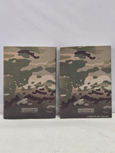 Holy Bible Military Challenge Edition Camo Cover Lot of 2 Army Theme - Thumbnail 2