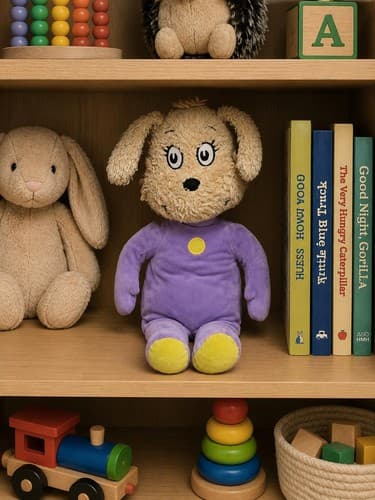 Dr. Seuss Kohl's Cares Dog Plush 16" Medium Stuffed Animal Purple Pajamas #T53y