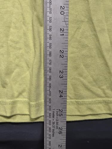 Reebok CrossFit "C.R.O.S.S.F.I.T." Yellow Graphic T-Shirt Women's Sz Large #G70g - Thumbnail 10