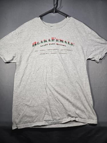 Mentality Learn Earn Return Motivational Graphic T-Shirt Gray Size Large #G64g - Thumbnail 2