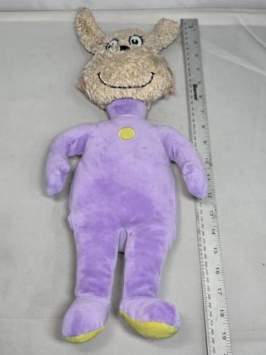 Dr. Seuss Kohl's Cares Dog Plush 16" Medium Stuffed Animal Purple Pajamas #T53y - Thumbnail 5