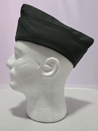Green Army Garrison Cap Size 6 7/8 NSN 8405-01-334-1497 #D28d - Thumbnail 4