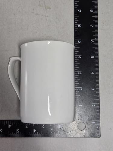 Lot of 2 Mismatched White Ceramic Coffee Mugs Gibson Gold Trim & PRC Promo Cup - Thumbnail 12