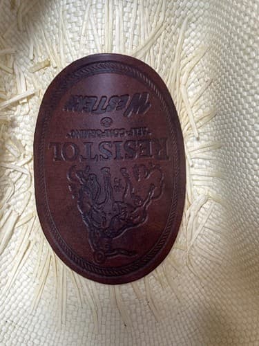 2 Western Straw Cowboy Hats Lot – Resistol 7 1/4 + Cavender’s Ventilated - Thumbnail 5