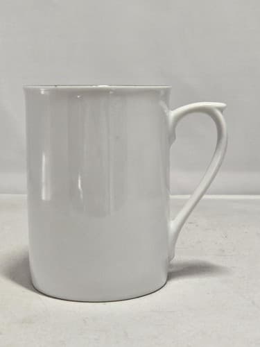 Lot of 2 Mismatched White Ceramic Coffee Mugs Gibson Gold Trim & PRC Promo Cup - Thumbnail 8