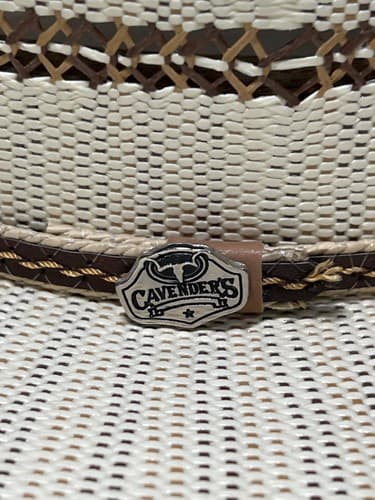 2 Western Straw Cowboy Hats Lot – Resistol 7 1/4 + Cavender’s Ventilated - Thumbnail 14