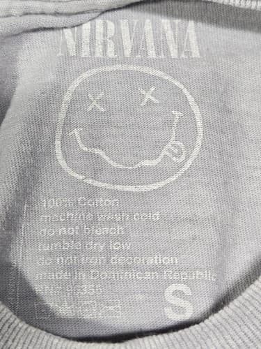 Nirvana In Utero Angel Graphic T-Shirt Black Size Small #G71g - Thumbnail 7