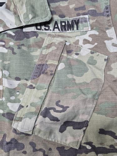 US Military OCP Multicam Army Combat Uniform ACU Jacket Coat XS-XShort #S88s - Thumbnail 5