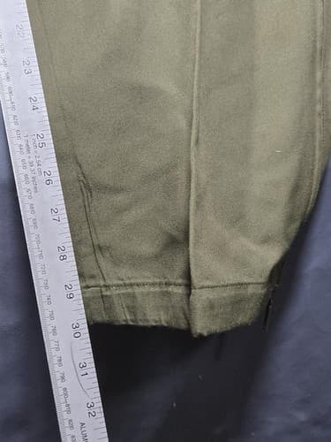 German Aramid FR Anti-Static Industrial Work Pants Olive Drab 34x30 #S87s - Thumbnail 7