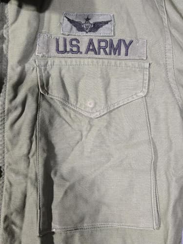 Vintage M65 Field Jacket 1st Cav 4th Infantry Pathfinder Small Regular Olive - Thumbnail 5