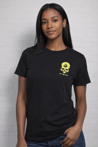 Zero Foxtrot Head On A Swivel T-Shirt Unisex Small Black Graphic Tee