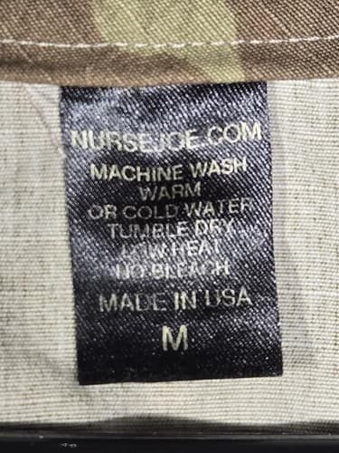 NurseJoe MultiCam OCP Camouflage Men's Scrub Top Size Medium #S100s - Thumbnail 5