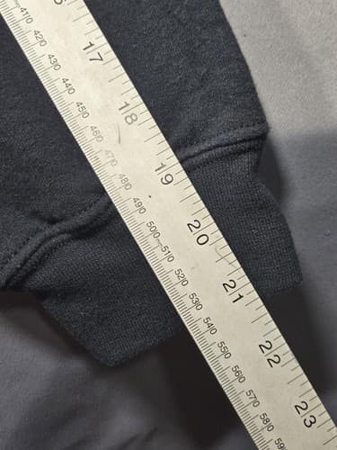 Gildan Heavy Cotton Men's Black Long Sleeve T-Shirt Size Large #S97s - Thumbnail 6