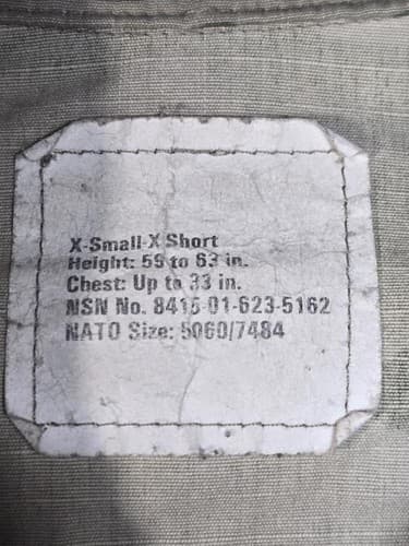 US Military OCP Multicam Army Combat Uniform ACU Jacket Coat XS-XShort #S88s - Thumbnail 7