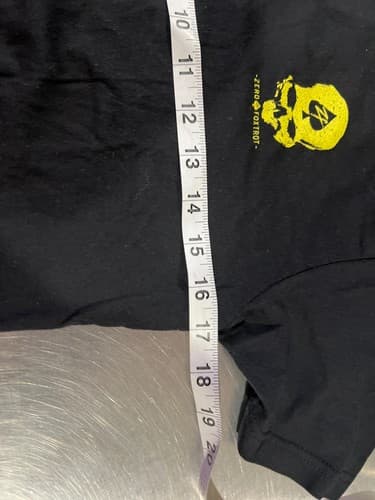 Zero Foxtrot Head On A Swivel T-Shirt Unisex Small Black Graphic Tee - Thumbnail 5
