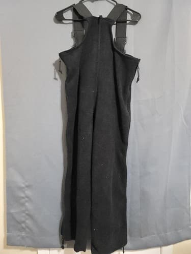USGI Polartec black fleece coveralls Medium-Short/Regular nsn 8415014726912 #78r - Thumbnail 3