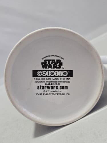 Star Wars Graphic Coffee Mug 20oz Large Ceramic Tea Cup Silver Buffalo VGC #T3t - Thumbnail 3