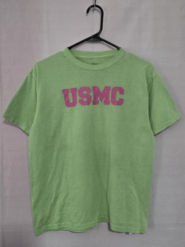 USMC United States Marine Corps Youth XL Green T-Shirt Short Sleeve Tee #T9t