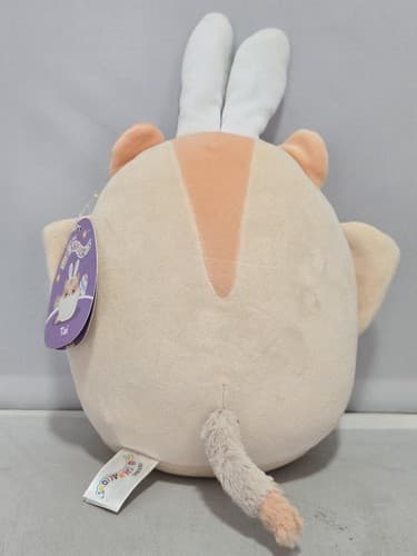 Squishmallows 8" Tai the Sugar Glider Easter Squad Peach Plush Bunny Ears #S83s - Thumbnail 3