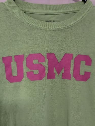 USMC United States Marine Corps Youth XL Green T-Shirt Short Sleeve Tee #T9t - Thumbnail 2