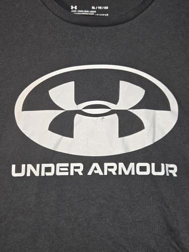 Under Armour Men's Gray Short Sleeve Performance Graphic T-Shirt Size XL #S92s - Thumbnail 2