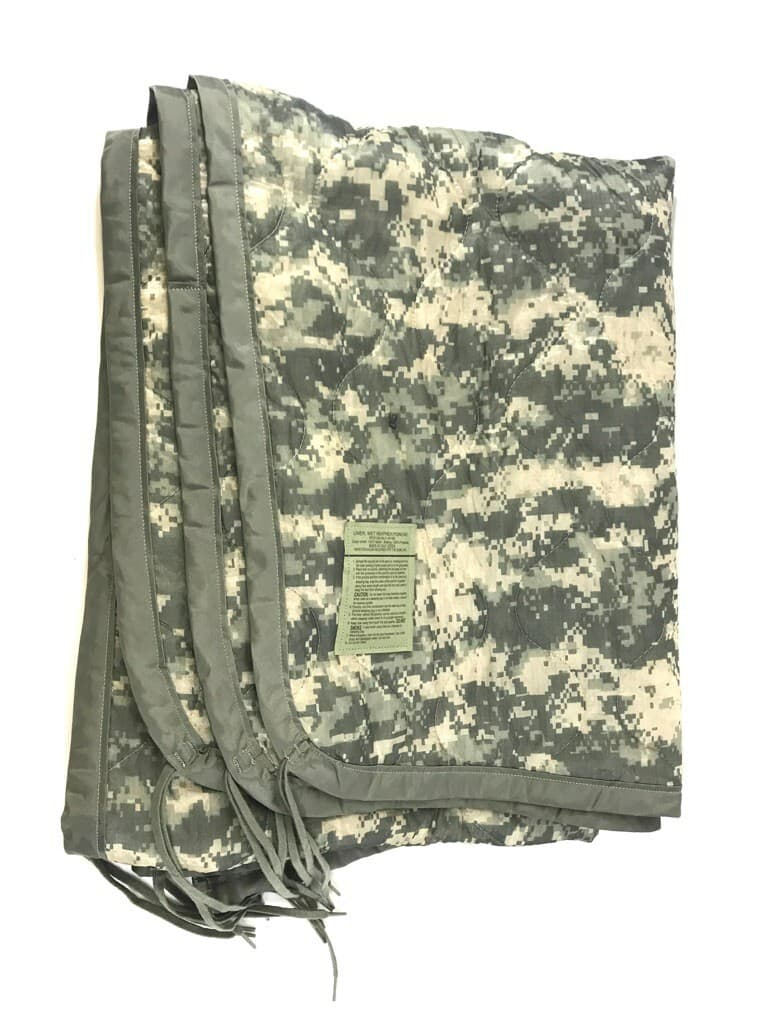 USGI ACU Digital Wet Weather Poncho Liner Woobie Blanket Military Issue very - Thumbnail 3