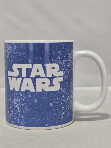 Star Wars Graphic Coffee Mug 20oz Large Ceramic Tea Cup Silver Buffalo VGC #T1t - Thumbnail 2