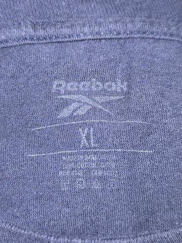 Reebok Graphic T-Shirt Mens Size XL Blue Short Sleeve Training Activewear VGC - Thumbnail 4