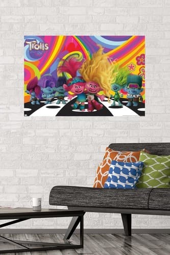 Trends Trolls: Band Together-Universe Wall Poster, 34L x 22.4W, Unframed Version - Thumbnail 2