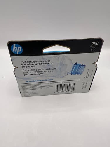 NEW Genuine HP 950 Black Ink Cartridge Lot of 2 – Dates Mar 2027 & Dec 2024 - Thumbnail 4