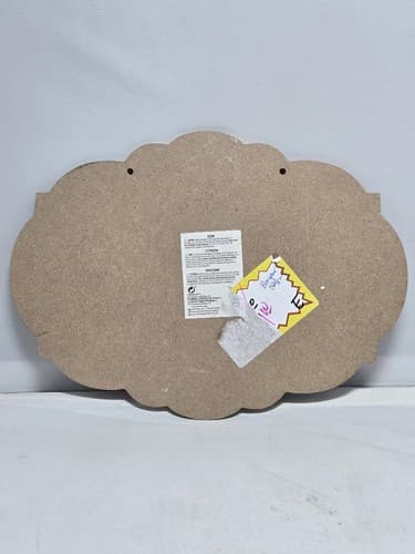 Bonjour French Fleur De Lis Decorative Wood Wall Sign 10"x10" #G87g - Thumbnail 3